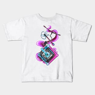 pink fpv smoke Kids T-Shirt